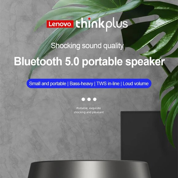 New!! Lenovo K3 Pro 5.0 Portable Speaker Stereo Surround Wireless Bluetooth NIB! - Picture 4 of 8